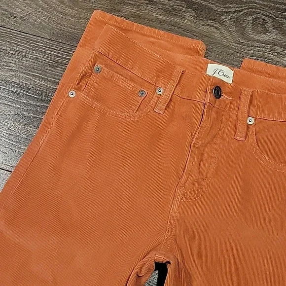 ❤️ NWOT! J CREW CORDUROY HIGH RISE VINTAGE SLIM STRAIGHT JEANS / PANTS, 4 (27) - Picture 3 of 7